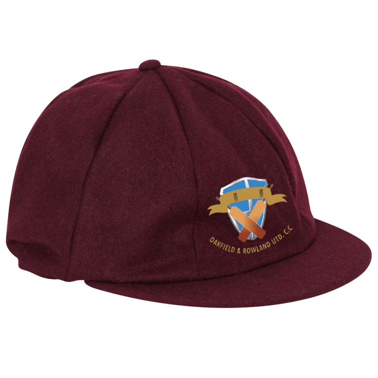 Baggy Cricket Cap - Maroon