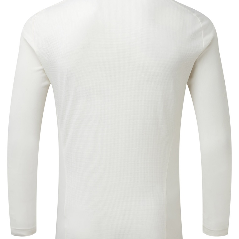 Oakfield & Rowlands CC - Ergo Long Sleeve Maroon Trim Shirt